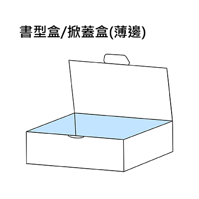 掀蓋盒(薄邊)